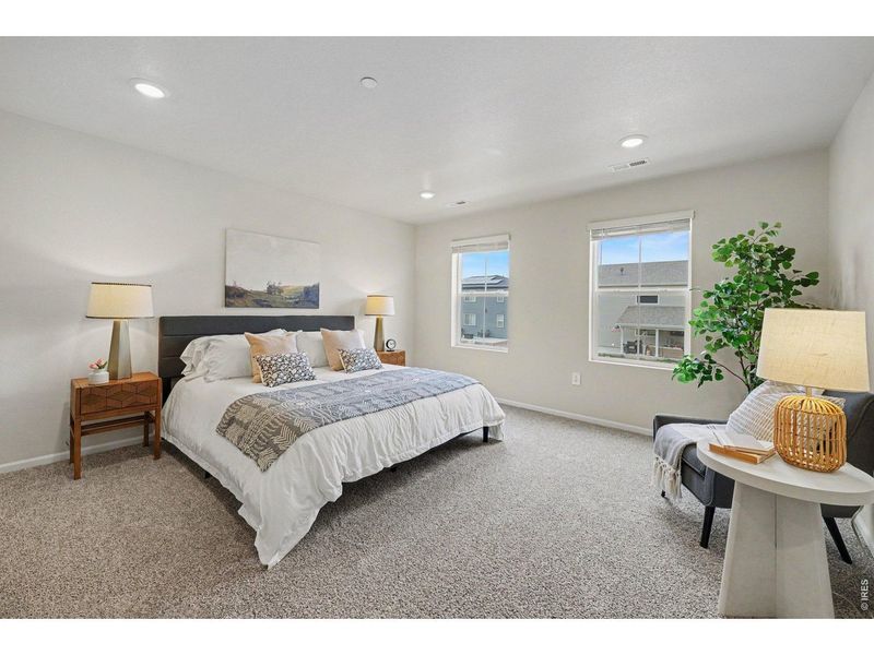 Furnished interior view inside a new home in Poudre Heights: The Meadow Collection, Windsor (Image 18). Furnished interior view inside a new home in Poudre Heights: The Meadow Collection, Windsor (Image 18).