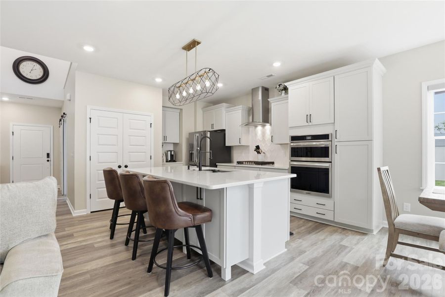 Furnished interior view inside a new home in , Advance (Image 9).