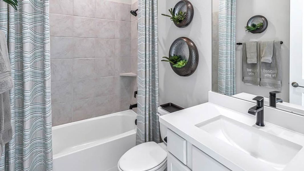 Furnished interior view inside a new home in Trillium, Richmond (Image 21). Furnished interior view inside a new home in Trillium, Richmond (Image 21).