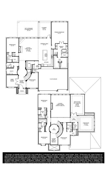 2D floor plan layout of this home in Elyson, Katy, TX (Image 2). 2D floor plan layout of this home in Elyson, Katy, TX (Image 2).
