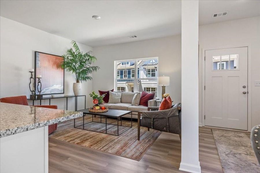 Furnished interior view inside a new home in Shoals Crossing, Conyers (Image 24).