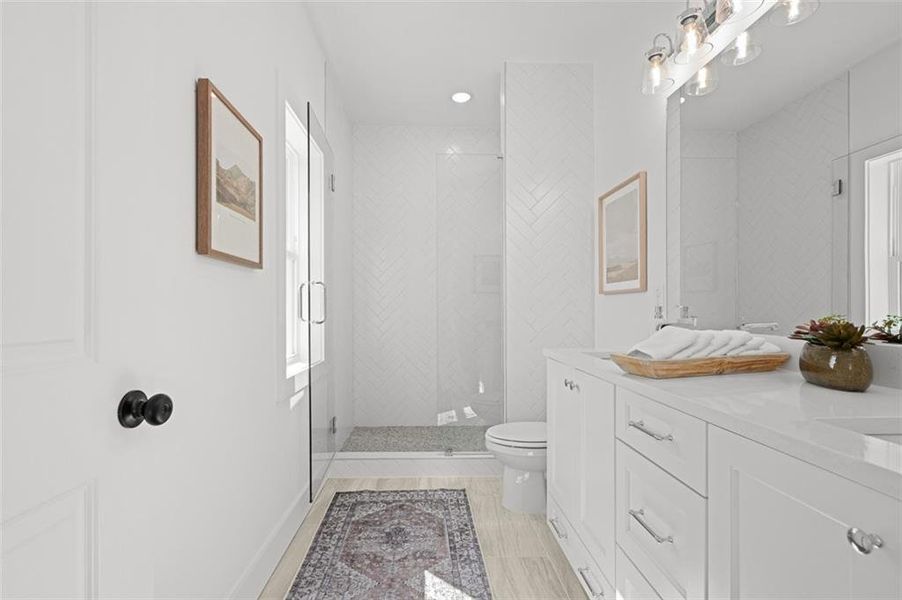 Furnished interior view inside a new home in King's Landing, Hapeville (Image 22).