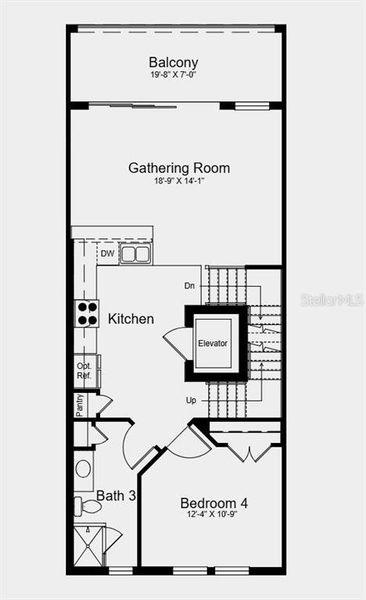 2D floor plan layout of this home in Seahaven, Punta Gorda, FL (Image 3).