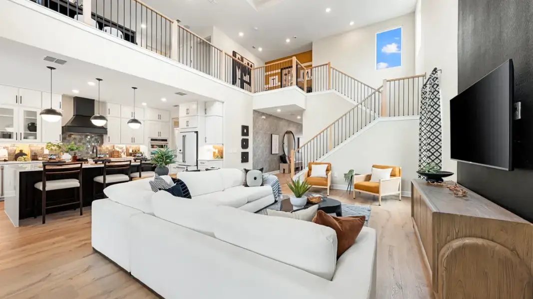 Representative furnished interior of a home built from the Nantucket by Taylor Morrison in Azure at Solaeris, Port St. Lucie (Image 5).