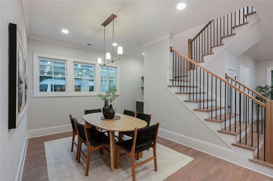Furnished interior view inside a new home in , Atlanta (Image 16).