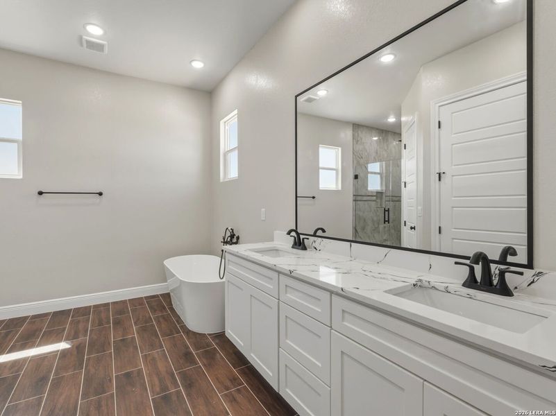 Furnished interior view inside a new home in , Lytle (Image 9).