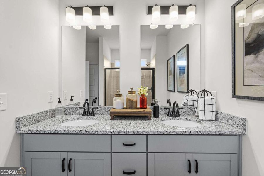 Furnished interior view inside a new home in Glendale Towns, Conyers (Image 28).