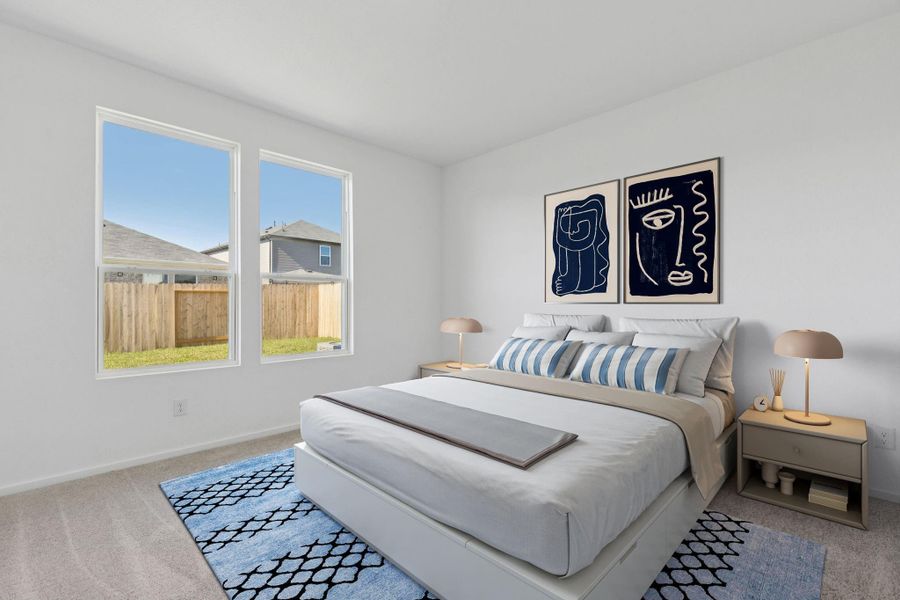 Furnished interior view inside a new home in Montgomery Bend, Montgomery (Image 6).