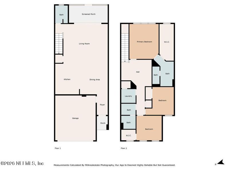 2D floor plan layout of this home in , St. Augustine, FL (Image 7).
