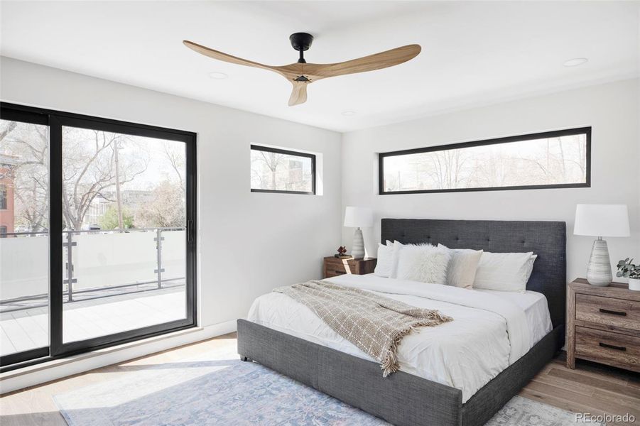 Furnished interior view inside a new home in , Denver (Image 12).