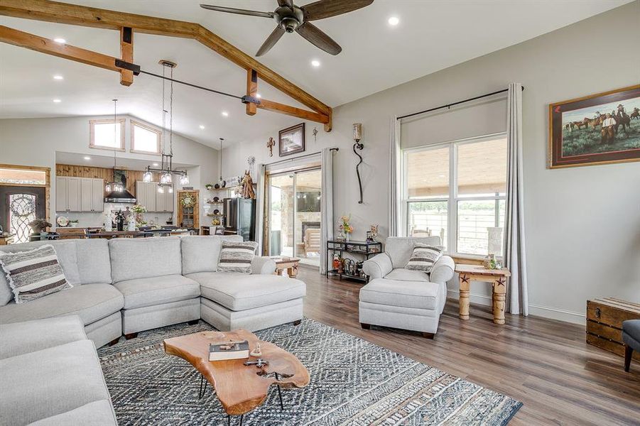 Furnished interior view inside a new home in , Blum (Image 8).