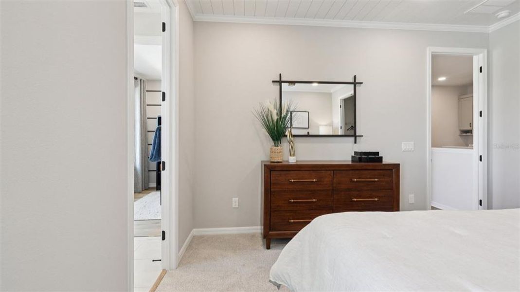 Furnished interior view inside a new home in Isla Mirada, San Antonio (Image 21).