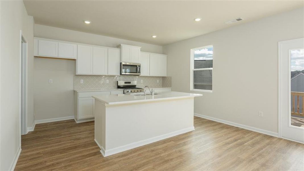 Furnished interior view inside a new home in Brooks Village, Dacula (Image 7).