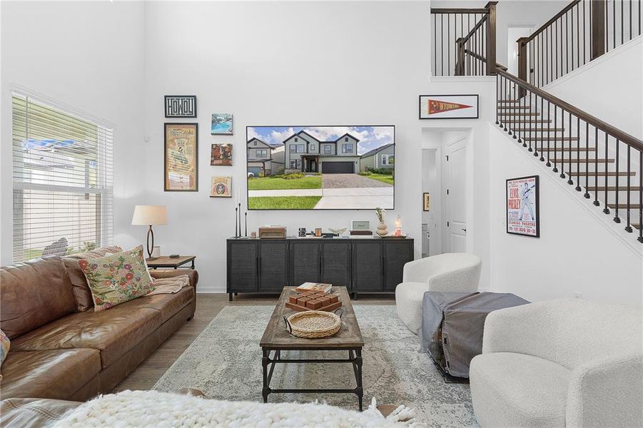 Furnished interior view inside a new home in , Clermont (Image 9).