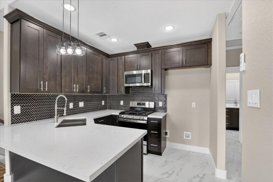 Furnished interior view inside a new home in , Houston (Image 6).