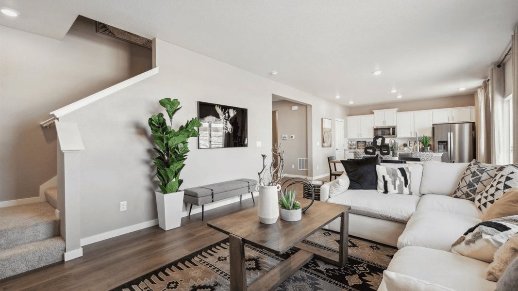 Furnished interior view inside a new home in Spring Valley Ranch, Elizabeth (Image 6).