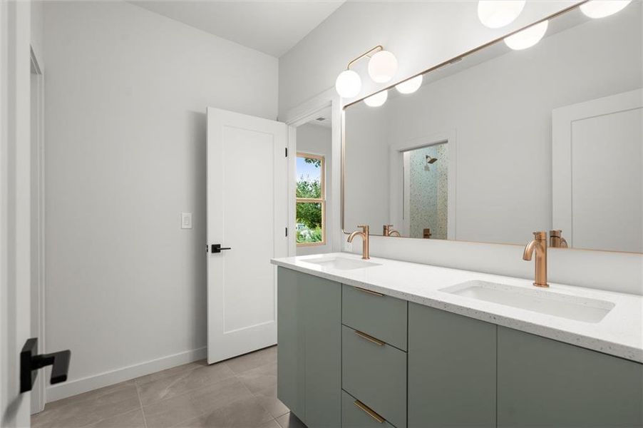 Furnished interior view inside a new home in , Atlanta (Image 17).