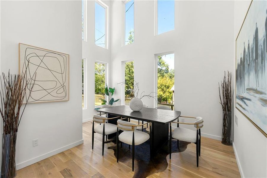 Furnished interior view inside a new home in , Atlanta (Image 14).