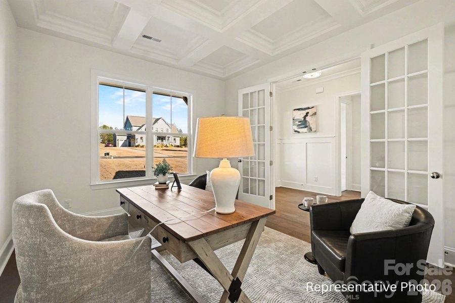 Furnished interior view inside a new home in Shepherds Trace, Clover (Image 16).