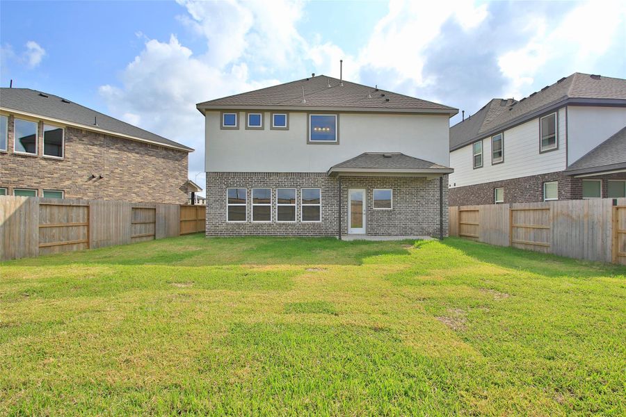 Exterior details and patio area of a home in Cypress Green, Hockley (Image 2).