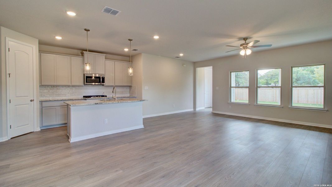 Spacious, unfurnished interior of a new home in Prairie Green, Converse (Image 7). Spacious, unfurnished interior of a new home in Prairie Green, Converse (Image 7).
