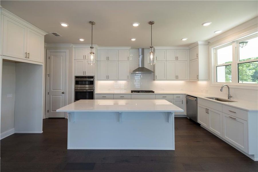 Furnished interior view inside a new home in Promenade at Sawnee Village, Cumming (Image 7).