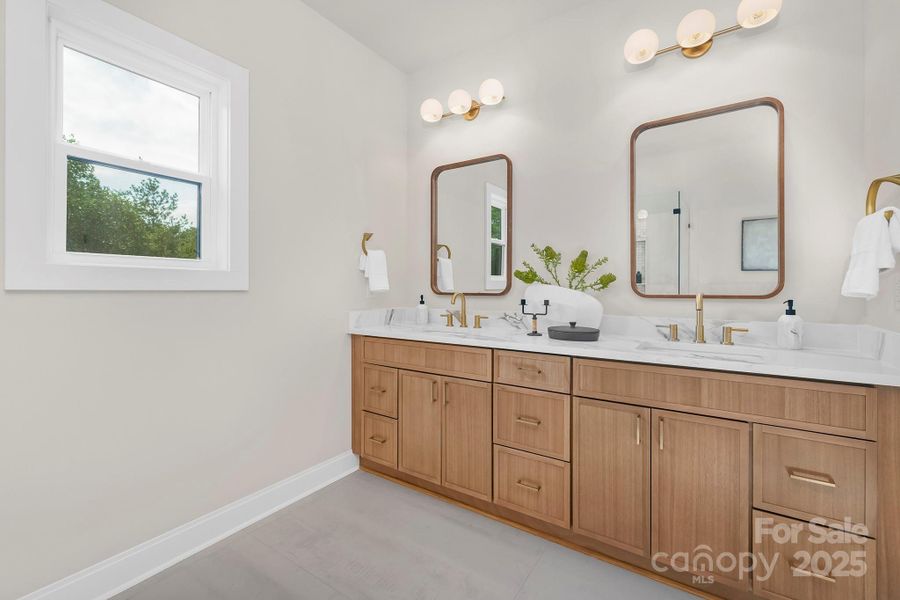 Furnished interior view inside a new home in , Charlotte (Image 16).