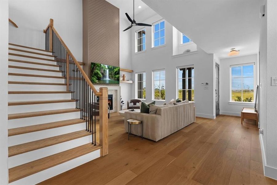 Furnished interior view inside a new home in , Frisco (Image 21).