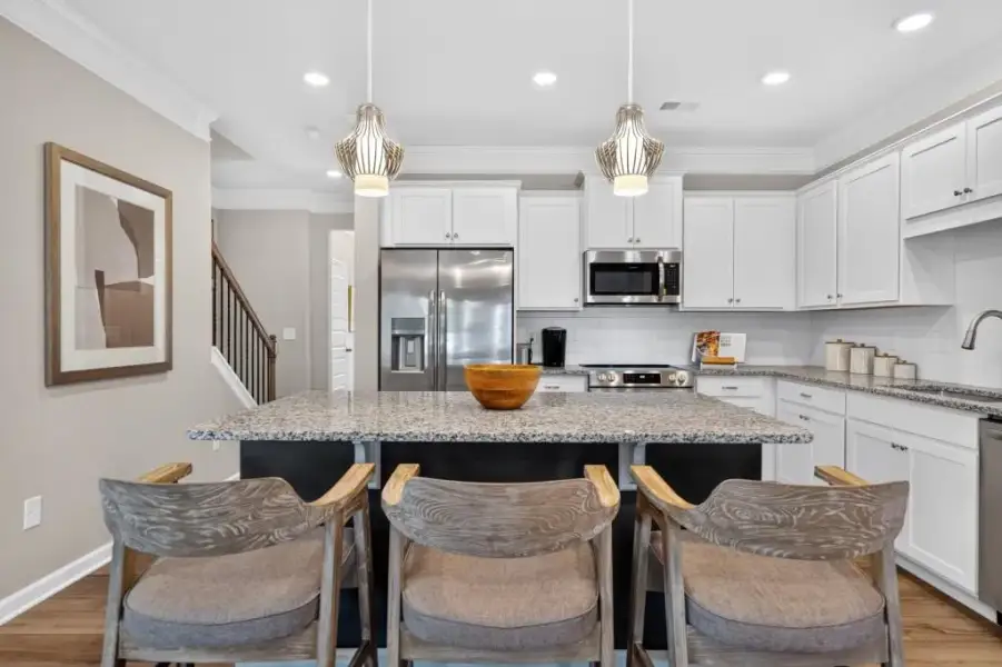 Furnished interior view inside a new home in , Cartersville (Image 12).