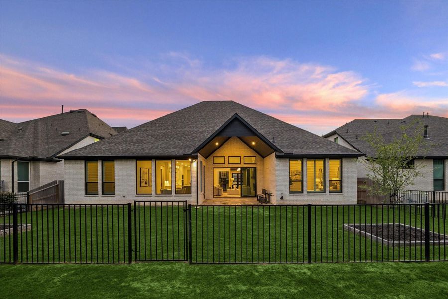 Exterior details and patio area of a home in , Fulshear (Image 22).