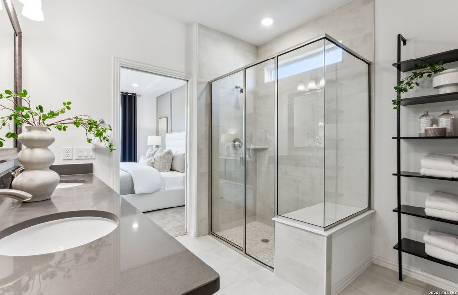 Furnished interior view inside a new home in Del Webb New Braunfels at Veramendi, New Braunfels (Image 16).