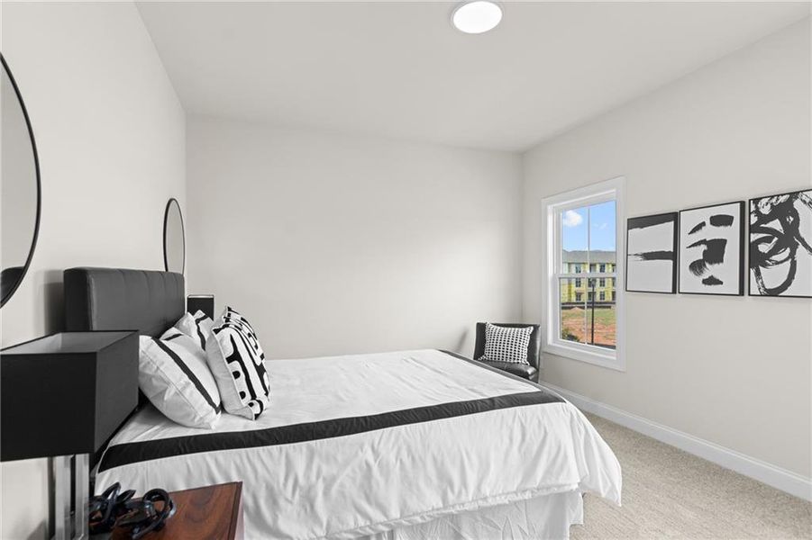 Furnished interior view inside a new home in Promenade at Sawnee Village, Cumming (Image 17).