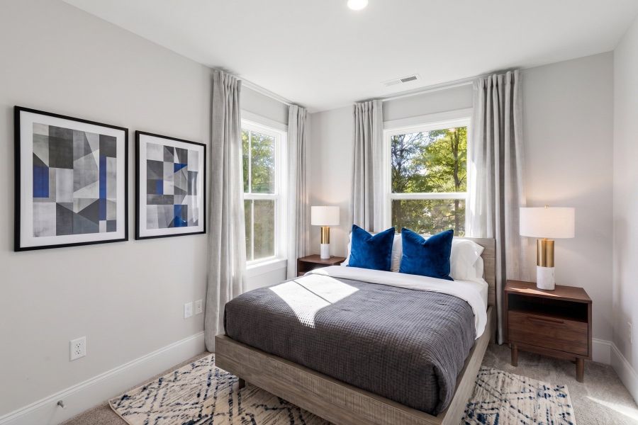 Representative furnished interior of a home built from the Corabell 3-Story 1-Car Garage - Vanguard Collection by Mungo Homes in Vista at Cane Bay, Summerville (Image 10).