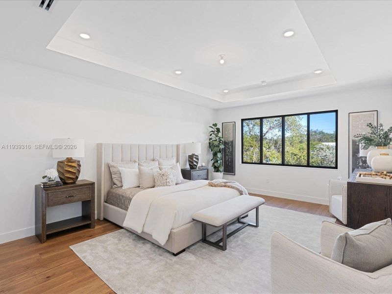 Furnished interior view inside a new home in , Miami (Image 49).