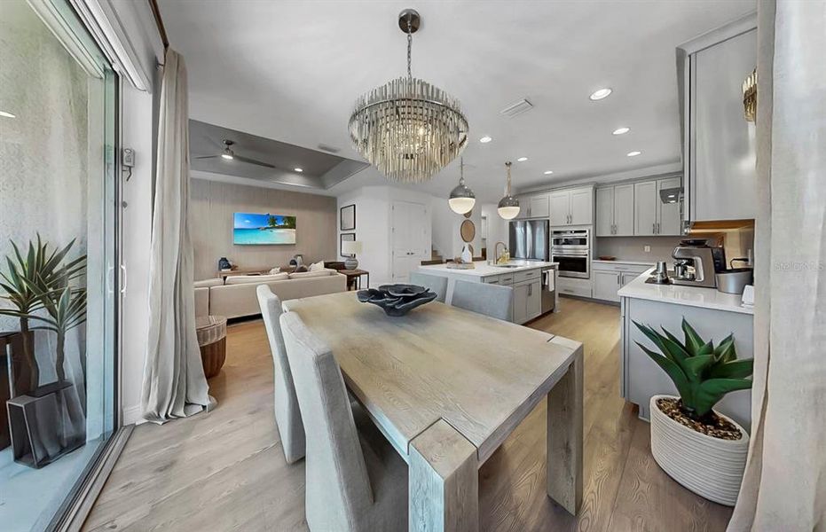 Furnished interior view inside a new home in , Sarasota (Image 46).