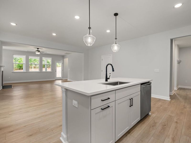 Furnished interior view inside a new home in Sage on North Main, Wake Forest (Image 6).
