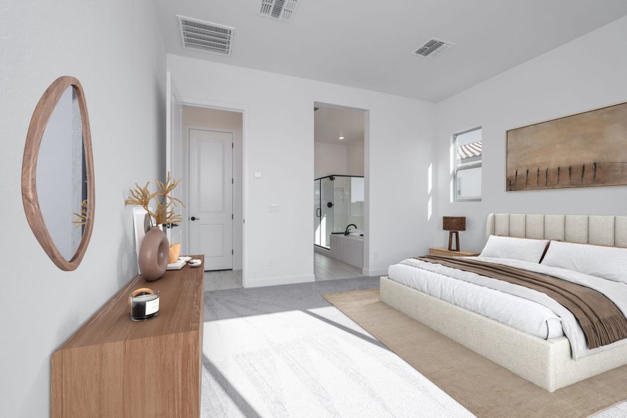 Furnished interior view inside a new home in Soleo, San Tan Valley (Image 9). Furnished interior view inside a new home in Soleo, San Tan Valley (Image 9).
