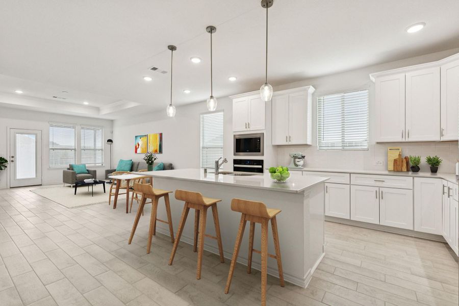 Furnished interior view inside a new home in River Ranch, Dayton (Image 10).