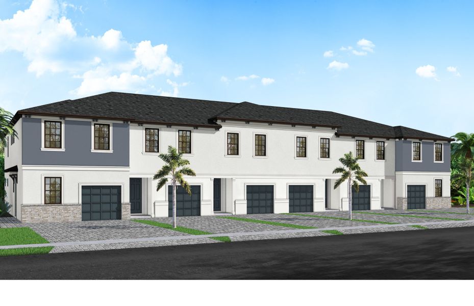 Townhome 6-Unit Exterior