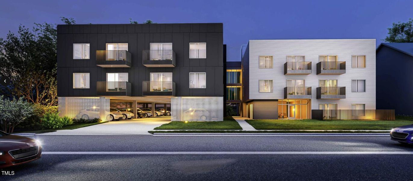 Loft3 - Exterior Night Rendering