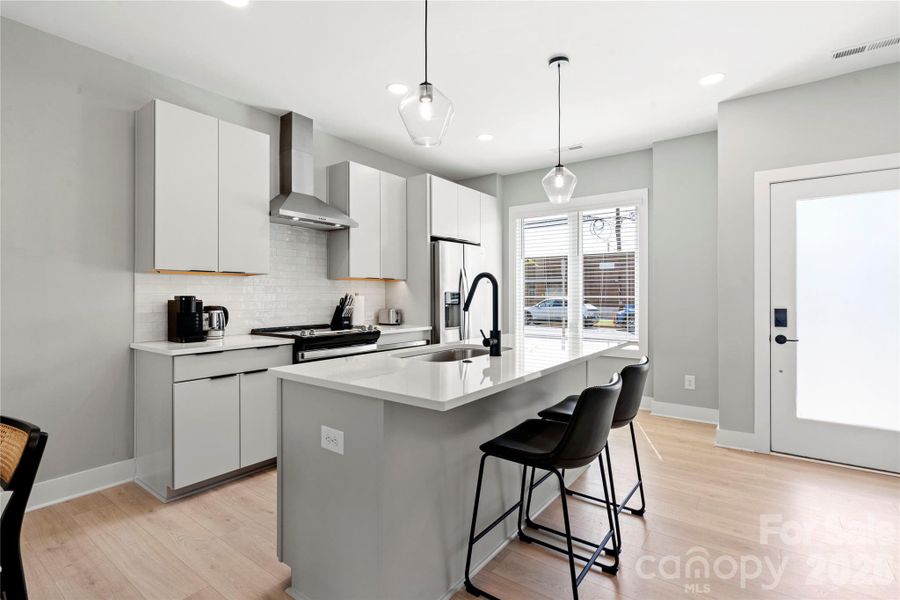 Furnished interior view inside a new home in , Charlotte (Image 28).