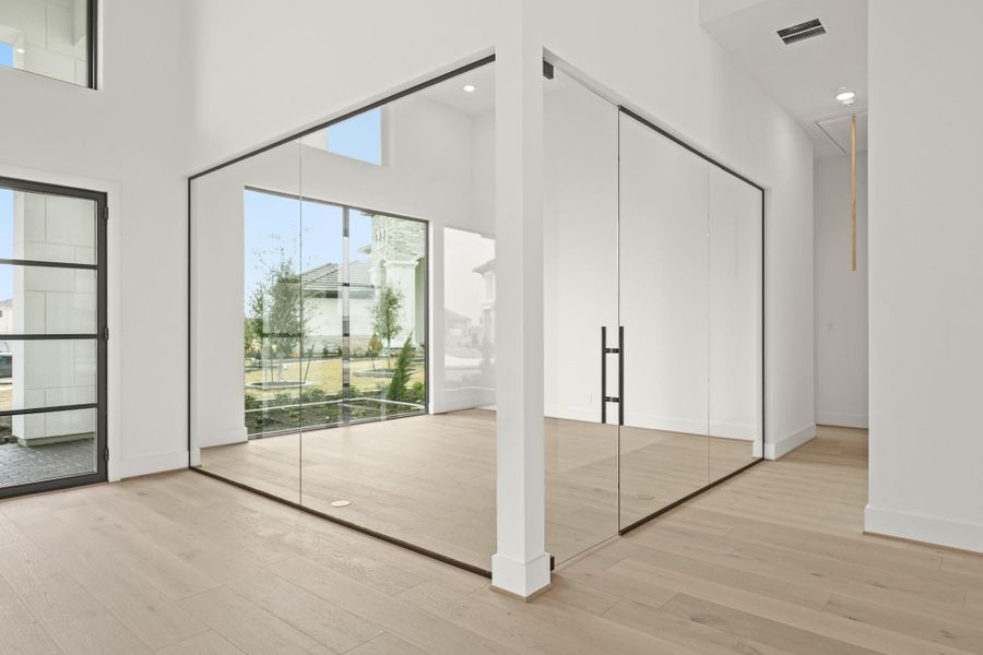 Spacious, unfurnished interior of a new home in Bridgeland, Cypress (Image 24).