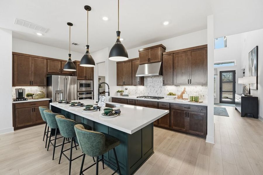 Representative furnished interior of a home built from the Mesa by Taylor Morrison in Silverleaf 60s, Cedar Creek (Image 6).