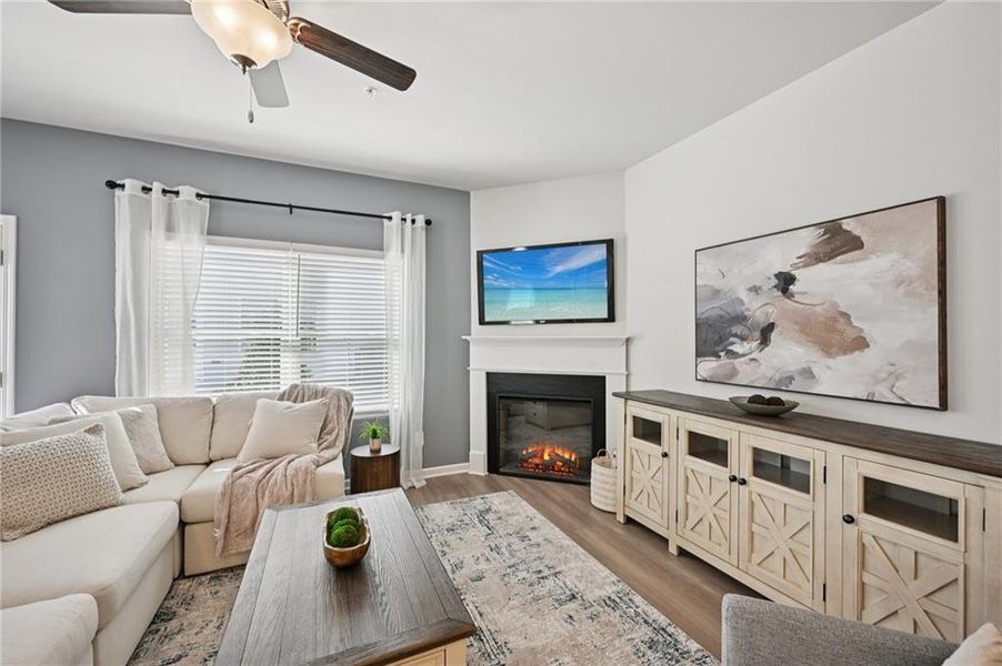 Furnished interior view inside a new home in , Woodstock (Image 28).