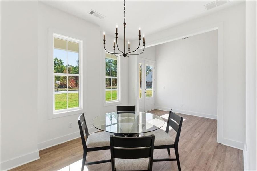 Furnished interior view inside a new home in , Cartersville (Image 32).