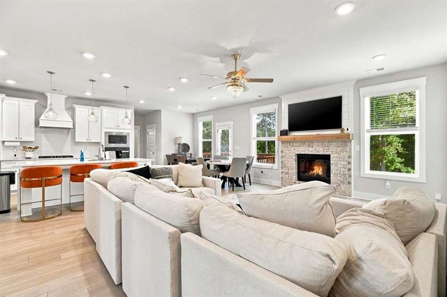 Furnished interior view inside a new home in , Senoia (Image 25). Furnished interior view inside a new home in , Senoia (Image 25).