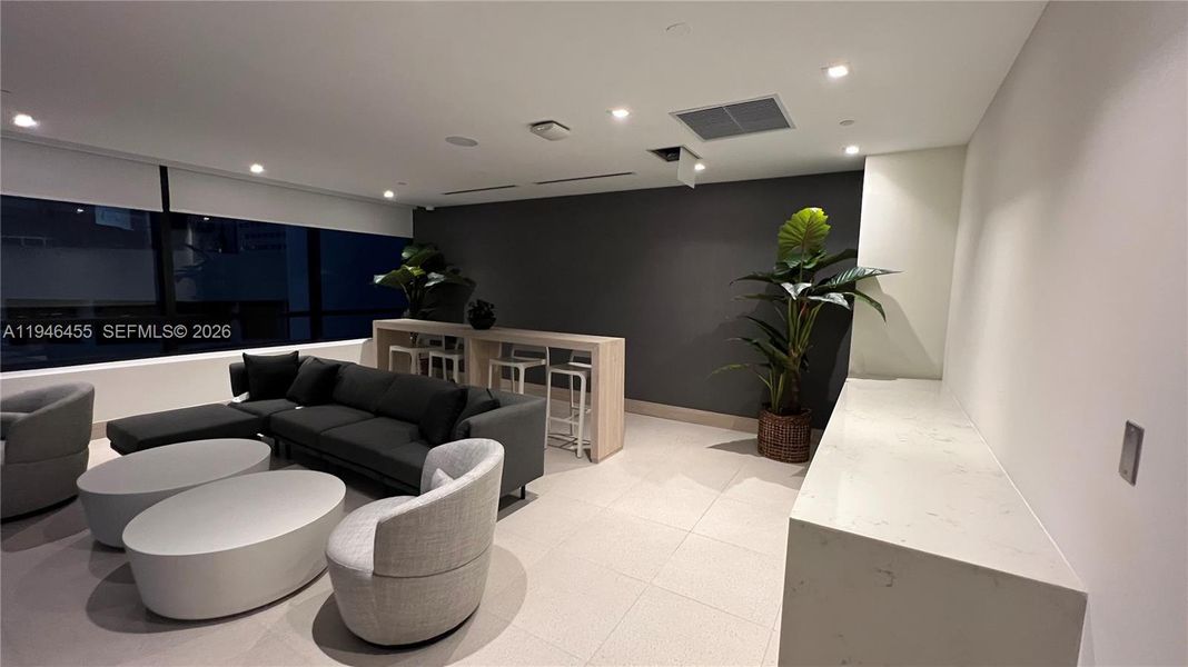 Furnished interior view inside a new home in , Miami (Image 20).