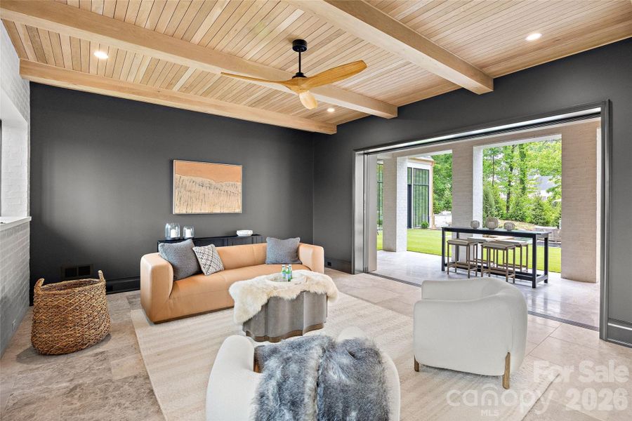 Furnished interior view inside a new home in , Charlotte (Image 15).