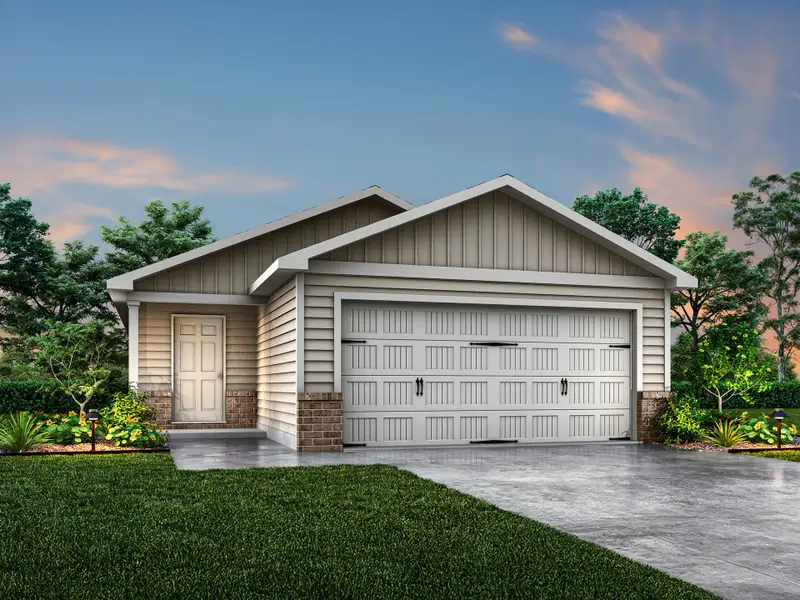 Representative exterior photo of a completed home built from the Olympic by National HomeCorp in Las Colinas, Kenedy, TX (Image 2). Representative exterior photo of a completed home built from the Olympic by National HomeCorp in Las Colinas, Kenedy, TX (Image 2).