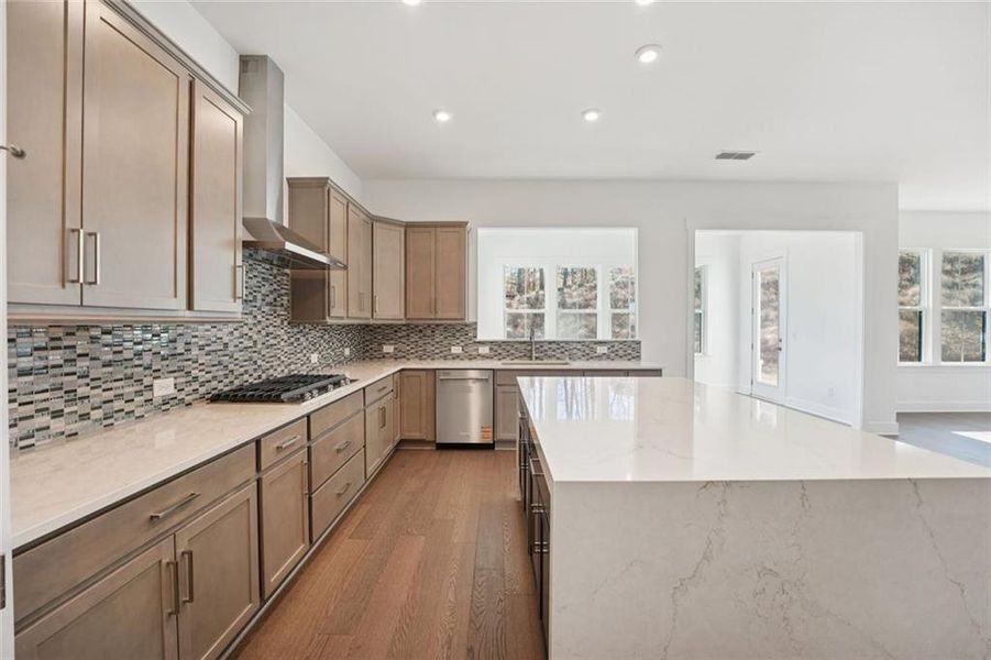 Furnished interior view inside a new home in Sterling Pointe, Cumming (Image 12).